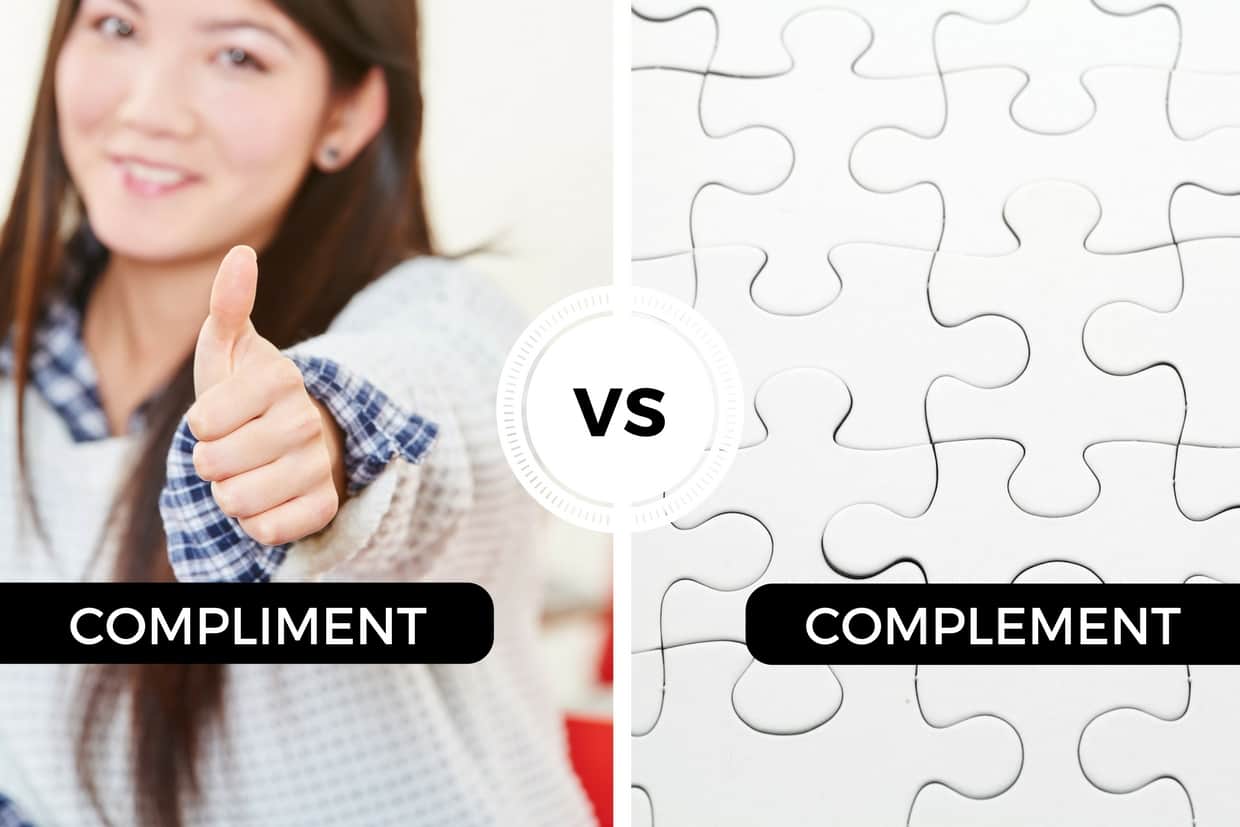 Compliment vs Complement