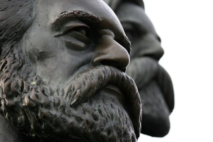 Karl Marx and Friedrich Engel